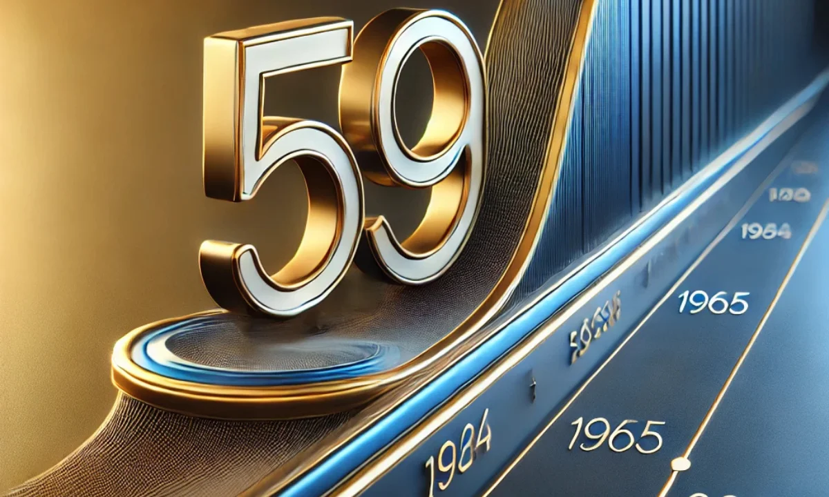1965 to 2024 How Many Years